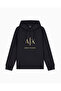 Men's Regular Fit Long Sleeve Round Neck Cotton Black Sweatshirt