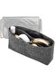 Felt Insert Purse Organizer for Shoulder Bag,Multi-Pocket Handbag Liner for Totes,Small Grey