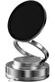 Magnetic Vacuum Suction Phone Mount,360° Rotatable Hands-Free Holder for Car,Gym,and Mirror