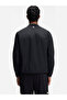 Men's Regular Fit Logo Signed Long Sleeve Navy Blue Coat - 4