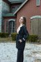 Elii Double Color Trench Black - 2