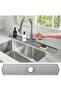Silicone Kitchen Sink Splash Guard,30 Inch Extended Faucet Mat,6 Degree Slope Drip Catcher,Non-Slip Sink Countertop Organizer