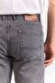 Gray Denim Pants - 5