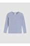Crew Neck Embroidered Girls' T-Shirt