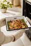 27X30X5,5Cm 30 No Enamel Oven Tray Rectangular Tray 30 cm - 5