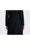 Women's Fur Collar Single Button Wool Blend Long Coat - 4