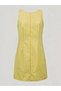 Rochie mini, galbenă - L - 3