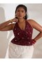 Top, bordo - 0XL - 4