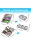 Multi Level 3 Tier Drawer Organizer, Adjustable, Extendable and Folding Storage Divider for Office, - 2
