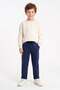 Double Leg Boy's Trousers with Tie Waist - 2