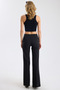 Side zipper spanish leg pants - 5