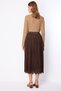 Chain Belted Pleated Maxi Skirt - 5