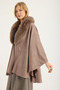 Alc Fur Edged Single Agrafl Cape - 2