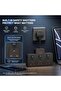 Multi Plug Extension with Flexible Plug, 3 Way 3 USB Plug Adaptor, Individual Switched Socket Extens - 5