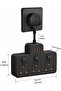 Multi Plug Extension with Flexible Plug, 3 Way 3 USB Plug Adaptor, Individual Switched Socket Extens - 7