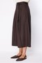 Belted Belted Midi Skirt with Pile Detail - 4