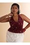 Top, bordo - 0XL - 5
