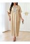 Rochie maxi, auriu - XL - 4