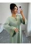 Rochie maxi, verde - S - 2