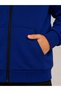 Unisex Children's Saks Blue 100% Cotton 3-Ply Unflocked Cardigan (4-Season) - 3