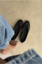 Women's Ballet Flats Black Pattern - 2