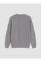 Vizyon New Season Gray Crew Neck Men's Sweatshirt - 6