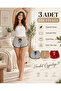 |   Super 3-Piece Shorts with Side Stripes and Black Piping (Melange Grey, Tan Beige, Brick Red) - 4
