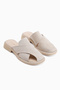 Alissa Beige Suede Women's Slippers - 4