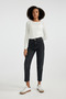 Eliana Awena Wash Anthracite Medium Waist Jean Pants - 5