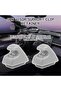 2PCS Sun Visor Clips for Cars, Sun Visor Support Clip Retainer, Auto Sunvisor Hook Bracket Holder Re - 5