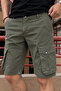 Men'S, Summer, Flexible, Cotton, Cargo Pocket, Gabardine Shorts 24Inp161 - 4