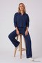 Parlament Polo Collar Comfortable Fit Wide Leg Women's Tracksuit Set - 95358