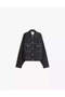 Denim jacket, black - S - 4