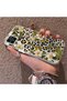 Realme C25Y/C21Y Compatible Aesthetic Floral-Leopard Pattern Case Acrylic Hard Back Silicone Edge - 3