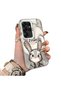 Samsung Galaxy S25 Ultra Compatible Cartoon Fox Judy Patterned Case Acrylic Hard Back Silicone Edge