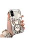 Realme C67 4g Compatible Cartoon Fox Judy Patterned Case Acrylic Hard Back Silicon Edges