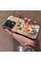 Oppo Reno 14/14F Compatible Cartoon Fox Nick Patterned Case Acrylic Hard Back Silicone Edge - 3