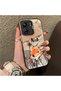 حافظة متوافقة مع هاتف Xiaomi Poco C65 مزينة بنمط رسوم متحركة على شكل ثعلب نيك، مصنوعة من الأكريليك الصلب وحافة من السيليكون - 2