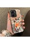 Vivo Y56 Compatible Cartoon Fox Nick Patterned Case Acrylic Hard Back Silicon Edge - 2