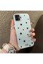 Samsung Galaxy A03/A04E/A04 Compatible Edge Striped Black Star Pattern Protective Case Acrylic Hard Back Silicon Edge - 2