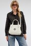 Italian Design 100% Genuine Leather Women's Hand and Shoulder Bag - Handcrafted Italian Style Crossbody Model - 4