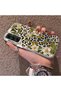 Samsung Galaxy A05S Compatible Aesthetic Floral-Leopard Pattern Case Acrylic Hard Back Silicone Edge - 3