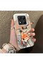 Case for Xiaomi Redmi Note 14 Pro 4G/5G Compatible Cartoon Fox Nick Pattern Case Acrylic Hard Back Silicon Edges - 3