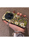 Vivo X200 Pro Compatible Aesthetic Floral-Leopard Pattern Case Acrylic Hard Back Silicone Edge - 3