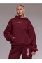 Unisex Women's and Men's Design Text Printed Oversize 3 Thread Hooded Sweatshirt and Baggy Sweatpants - 2