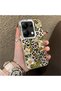 Xiaomi Redmi Note 13 Pro 4g Compatible Aesthetic Floral-Leopard Pattern Case Acrylic Hard Back Silicone Edge - 3