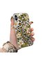 iPhone XS Max Compatible Aesthetic Floral-Leopard Pattern Case Acrylic Hard Back Silicone Edge
