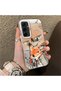 Samsung Galaxy A55 Compatible Cartoon Fox Nick Patterned Case Acrylic Hard Back Silicon Edge - 2