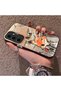 Samsung Galaxy S24 Fe Compatible Cartoon Fox Nick Patterned Case Acrylic Hard Back Silicon Edge - 3