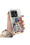 Xiaomi Mi 14t Pro Compatible Hard Acrylic Back Silicone Edge Lens Protection Mechanical Robot Pattern Case
